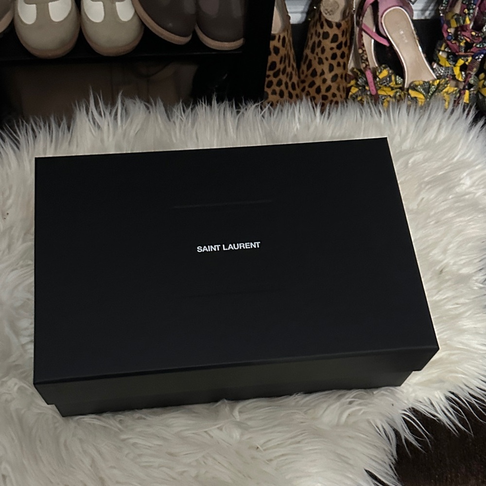 Saint Laurent Classic Black Box with Dust Bag ( YSL bag to show size)